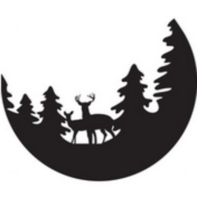 Woods Deer Vinyl Decal Sticker - image1